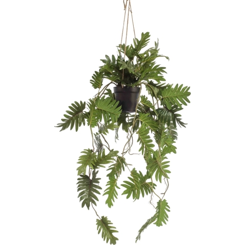 Philodendron hängend im Topf 115 cm Kunstpflanze