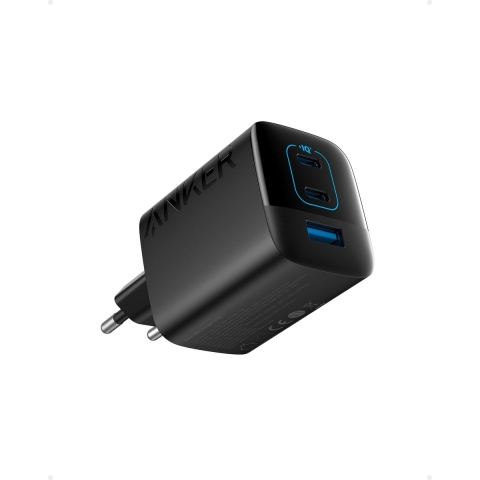 Anker 336 (A2674G11) schwarz | Netzteil | 2x USB-C und 1x USB-A | Höchstladeleistung über USB-C | extrem kompakt | breite Kompatibilität | 67 W
