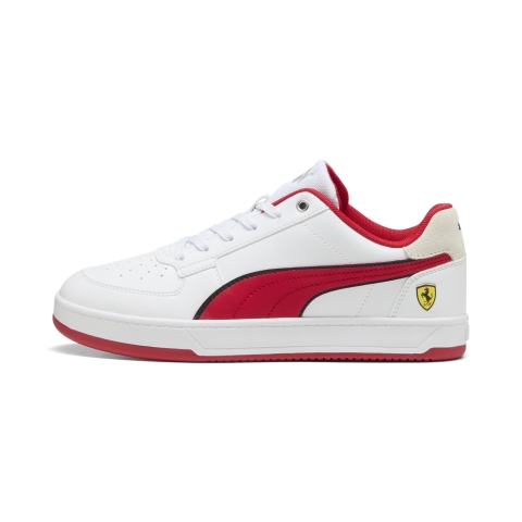 PUMA Scuderia Ferrari Caven 2.0 Sneakers Unisex, Schuhe, Weiß/Rosso Corsa, 42