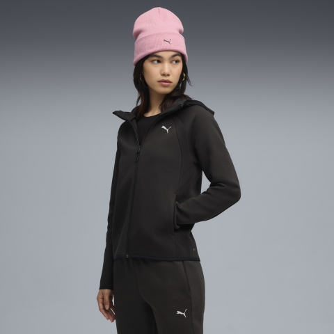 PUMA EvoStripe Kapuzenjacke Damen, Kleidung, Schwarz, XS