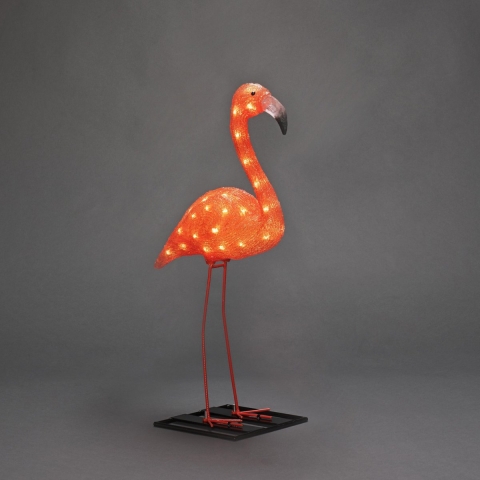 Acryl Flamingo h70b45 cm