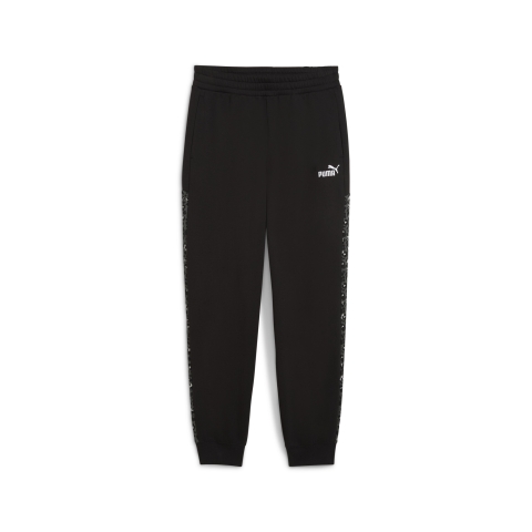 PUMA Essentials Comfort High-Waist Jogginghose mit Animal-Print Damen, Collections, Schwarz, M