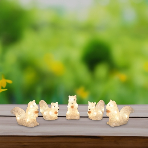 Acryl-Lichtschnur L4 M S5 Eichhörnchen