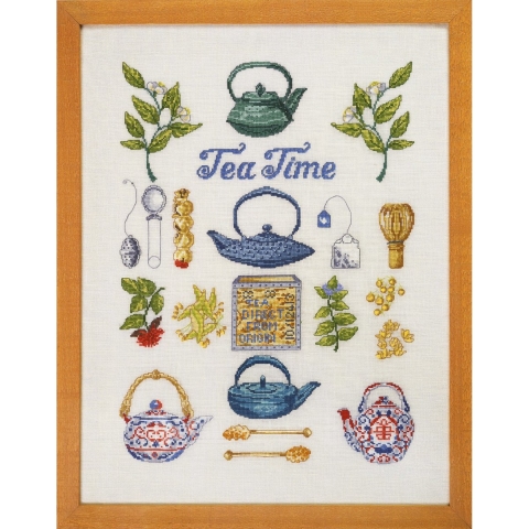 Permin Stickpackung Tea time 40x52cm