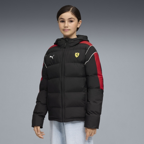 PUMA Scuderia Ferrari Sportswear MT7 Pufferjacke Teenager, Kleidung, Schwarz, 4-5Y