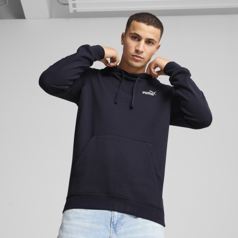 PUMA Essentials Small No. 1 Logo Hoodie Herren, Kleidung, Blau, L