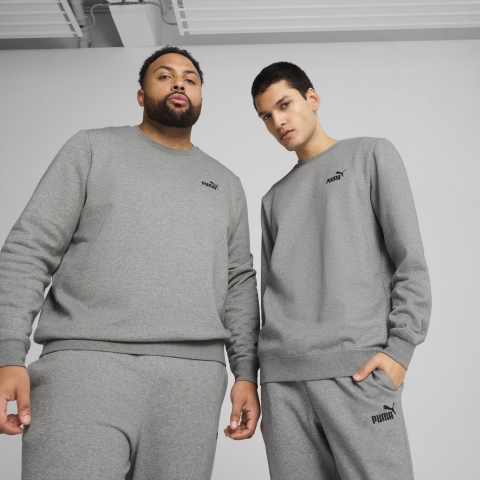 PUMA Essentials Small No. 1 Logo Crewneck Herren, Accessoires, Grau, M