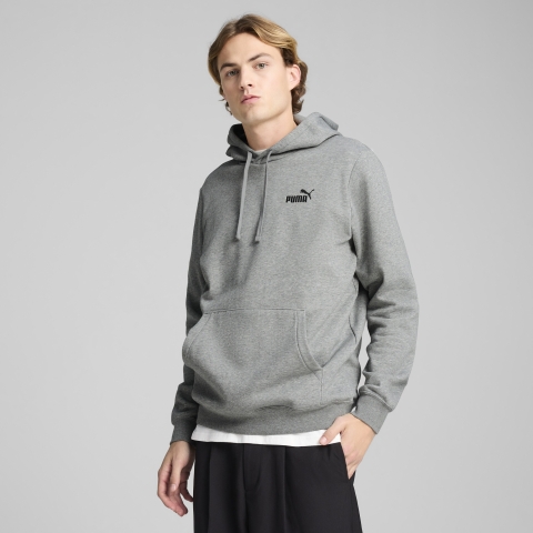 PUMA Essentials Small No. 1 Logo Hoodie Herren, Kleidung, Grau, M