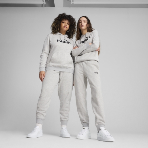 PUMA Essentials Small No. 1 Logo Jogginghose Damen, Kleidung, Grau, L