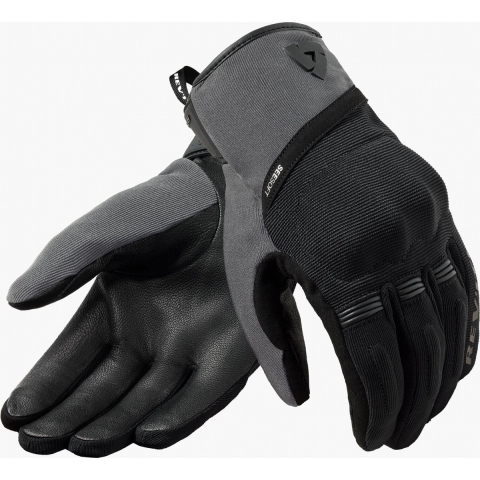 REV'IT! Mosca 2 H2O, Mid-season motorcycle gloves, Black Grey