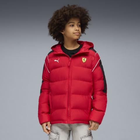PUMA Scuderia Ferrari Sportswear MT7 Pufferjacke Teenager, Kleidung, Rot, 7-8Y