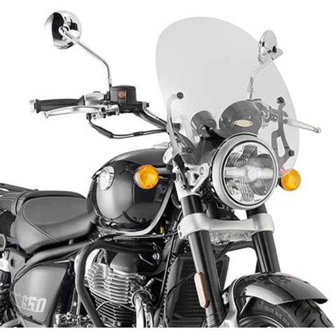 GIVI Windshield, for motorcycles and scooters, 9058A Transparent excl. mounting kit