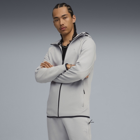 PUMA Evostripe Hoodie für Herren, Accessoires, Grau, L