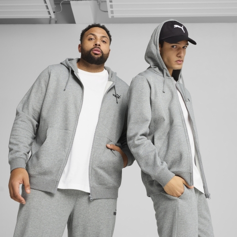 PUMA Essentials No. 1 Logo Kapuzenjacke Herren, Kleidung, Grau, XXL