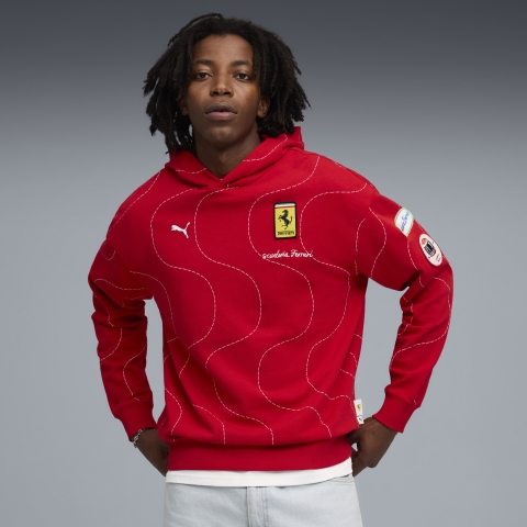 PUMA Scuderia Ferrari HP Monza Hoodie Herren, Kleidung, Rot, M