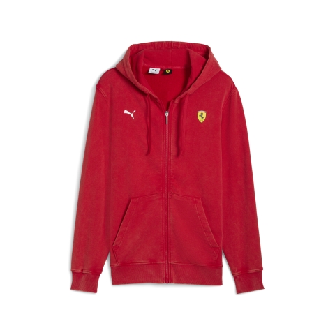 PUMA Scuderia Ferrari Sportswear Sweat-Kapuzenjacke Herren, Accessoires, Rot, L