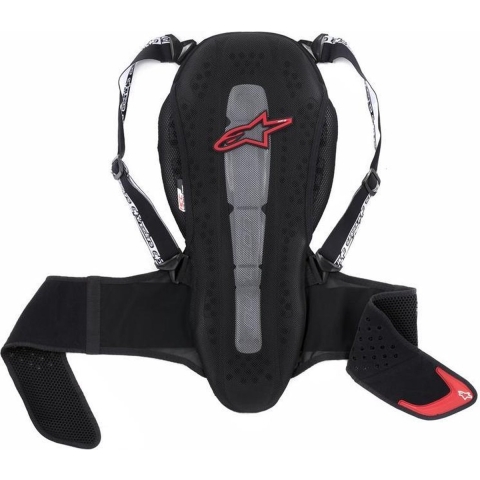 ALPINESTARS Nucleon KR-2, Back protectors for motorcycle jacket, Black-Red