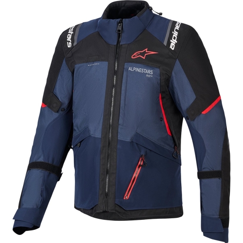 ALPINESTARS Andes V4 Drystar Jacket, Men's textile motorcycle, Night Navy-Mood Indigo-Black