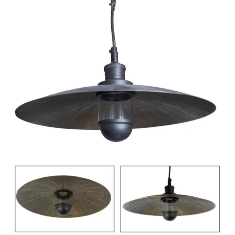 Hängelampe Portland Antik Schwarz