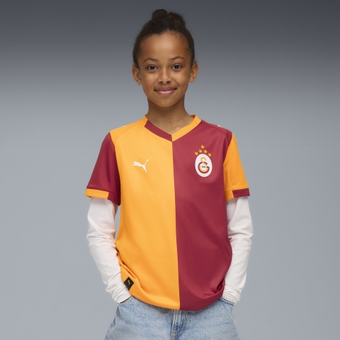 PUMA Galatasaray SK 25/26 Heimtrikot Teenager, Kleidung, Rot, 13-14Y