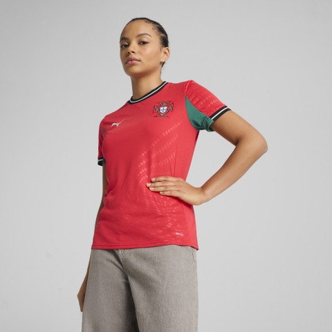 PUMA Portugal Damenteam 2025 Heimtrikot Damen, Kleidung, Rot, M
