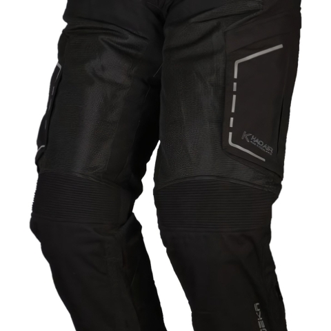 MODEKA Khao Air Pants, Men's summer motorcycle, Black