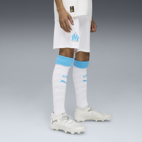 PUMA Olympique de Marseille 25/26 Shorts Teenager, Kleidung, Weiß, 7-8Y