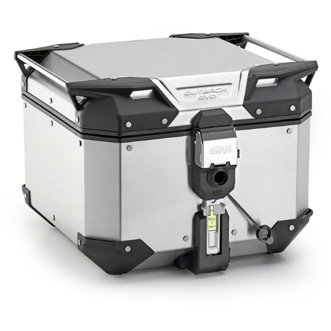 GIVI OBKEV42 Trekker Outback EVO Smart, Top boxes and side boxes for motorcycles, Aluminium 42l Monokey
