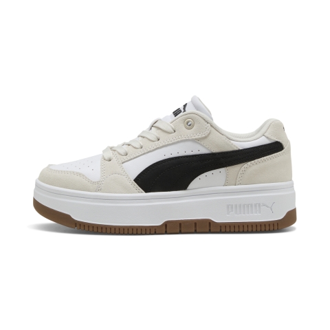 PUMA Rebound Femme Low Suede Sneakers Damen, Schuhe, Weiß, 40.5