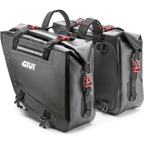 GIVI Side Bags Canyon 2 x 15l, for motorcycles, waterproof GRT718