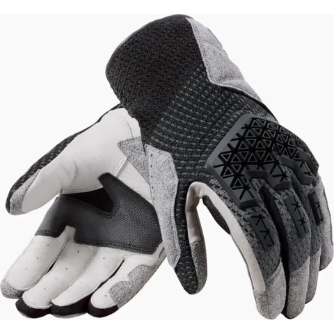 REV'IT! Offtrack 2 gloves, Motorcycle summer, Black Silver