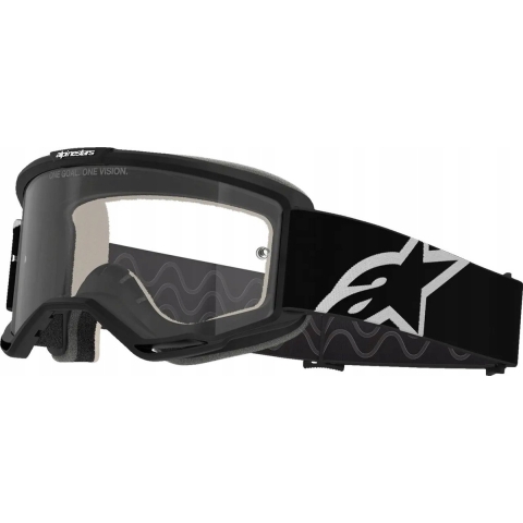 ALPINESTARS Vision 5 Corp Goggle, Cross goggles, Black-Clear