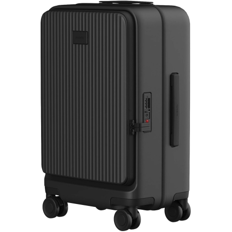 Xiaomi Front Opening Luggage 20 schwarz | Koffer | Öffnungsverhältnis 1:9 | Nass - Trocken Trennung | Räder mit 55 mm Durchmesser | Teleskopgriff
