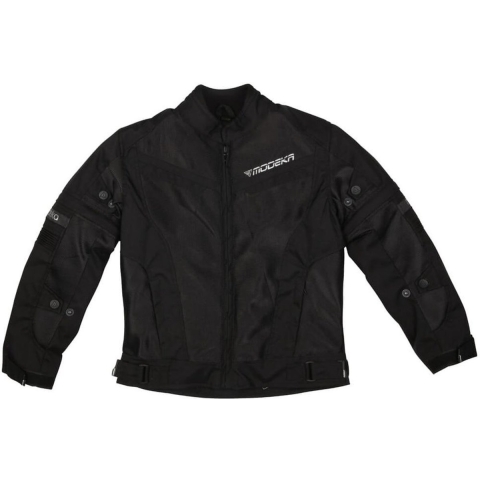 MODEKA X-vent kids Jacket, Children's motorcycle, Black