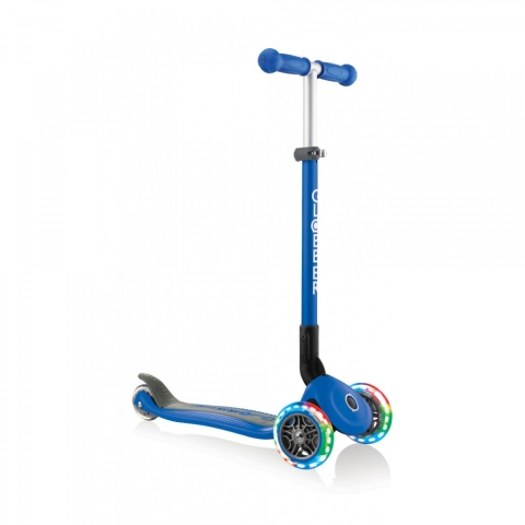Globber Primo Faltbarer Lichter Roller Marineblau