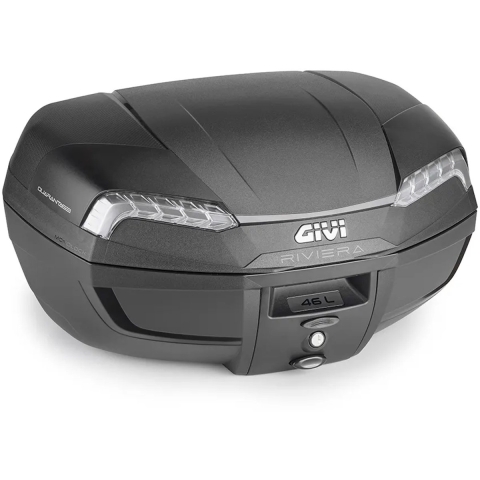 GIVI E46 Riviera Monolock Top Case, boxes and side boxes for motorcycles, smoked reflectors
