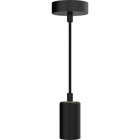 Hängeleuchte Alix Wave Schwarz E27