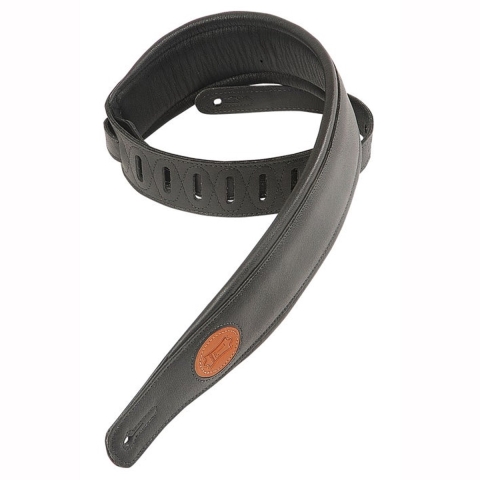 Levys MSS2-BLK Gitarrengurt, schwarz