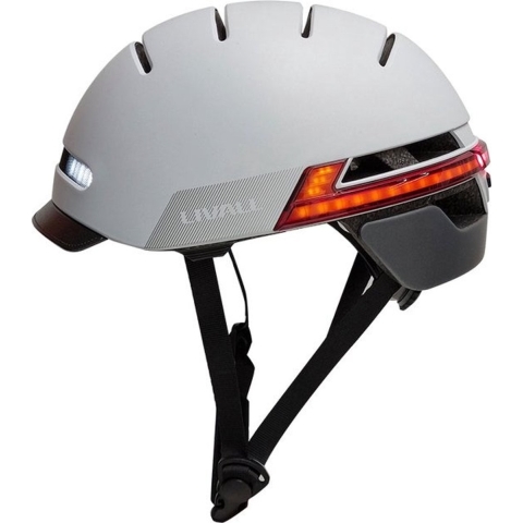 LIVALL BH51M NEO grau | Fahrradhelm | Intelligente Beleuchtung | SOS-Taste | Sprachnavigation | Diebstahlwarnung | Bremswarnleuchten