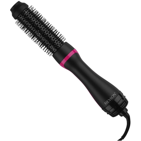 Revlon Salon One-Step Dryer and Round Styler (RVDR5292) | Heißluftbürste | Styling | Keramiktechnologie | Root Booster | Clip-on-UK-Konverter | 240 Watt
