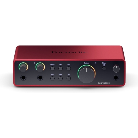 Focusrite Scarlett 2i2 4th Gen 2-Kanal USB Audiointerface NEU