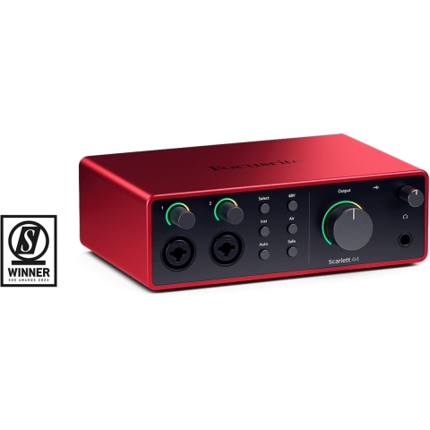 Focusrite Scarlett 4i4 4th Gen 4-Kanal USB Audiointerface NEU