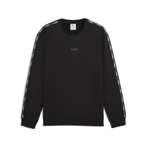 PUMA Tape Fleece Crew Sweatshirt Männer, Kleidung, Schwarz, XXL