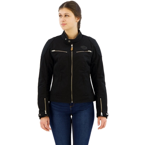 SEGURA Lady Tina, Women's textile motorcycle jacket, Black