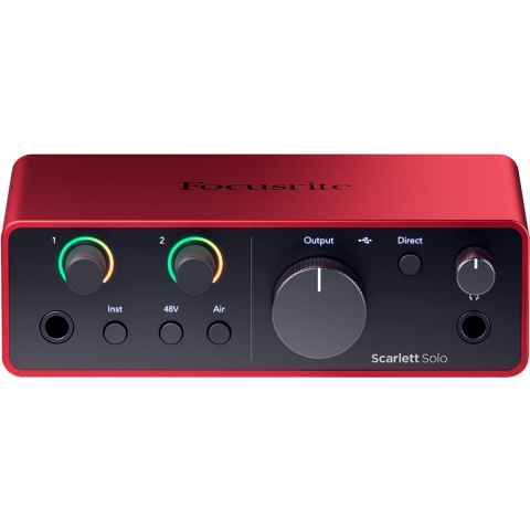 Focusrite Scarlett Solo 4th Gen 2-Kanal USB Audiointerface NEU