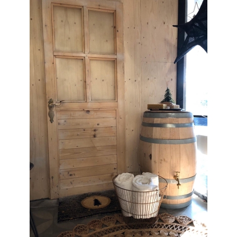 Holzregentonne Kastanie 150 l