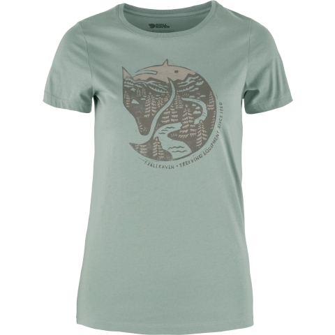 Fjällräven Damen-T-Shirt Arctic Fox Print