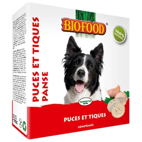 Biofood Floh- und Zeckenkontrolle für Hunde 55 Tabletten